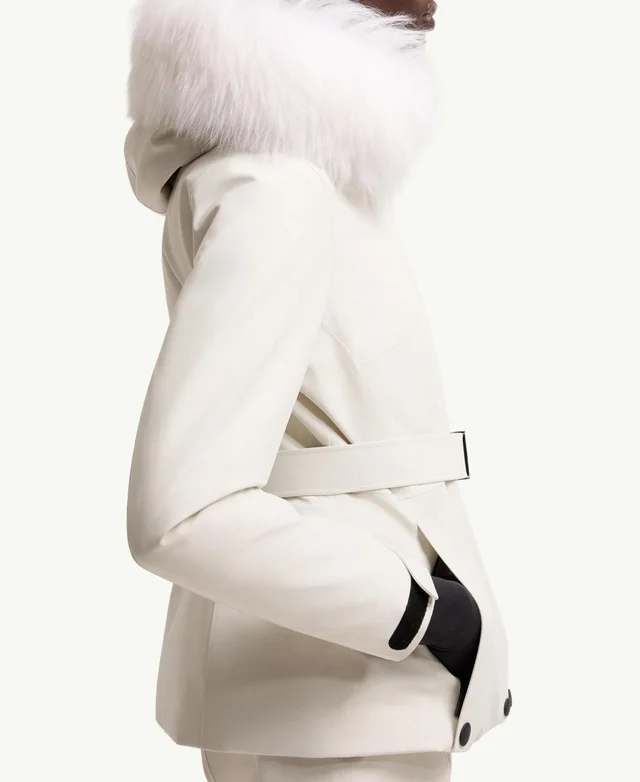 Moncler Grenoble Laplance GORE-TEX® Shearling-Trimmed Hooded Insulated Ski Jacket, photo 4 of 9 from SENSER