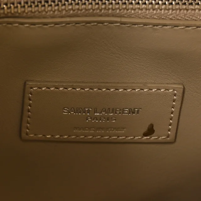 Saint Laurent Smooth Calfskin Small Le 5 A 7 Soft Hobo Sea Salt in Calfskin from FASHIONPHILE, photo 6 of 9