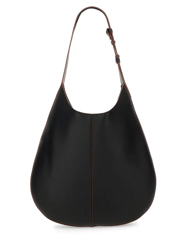 Tod's Calfskin Hobo Bag — Black in Black Calfskin from HEWI