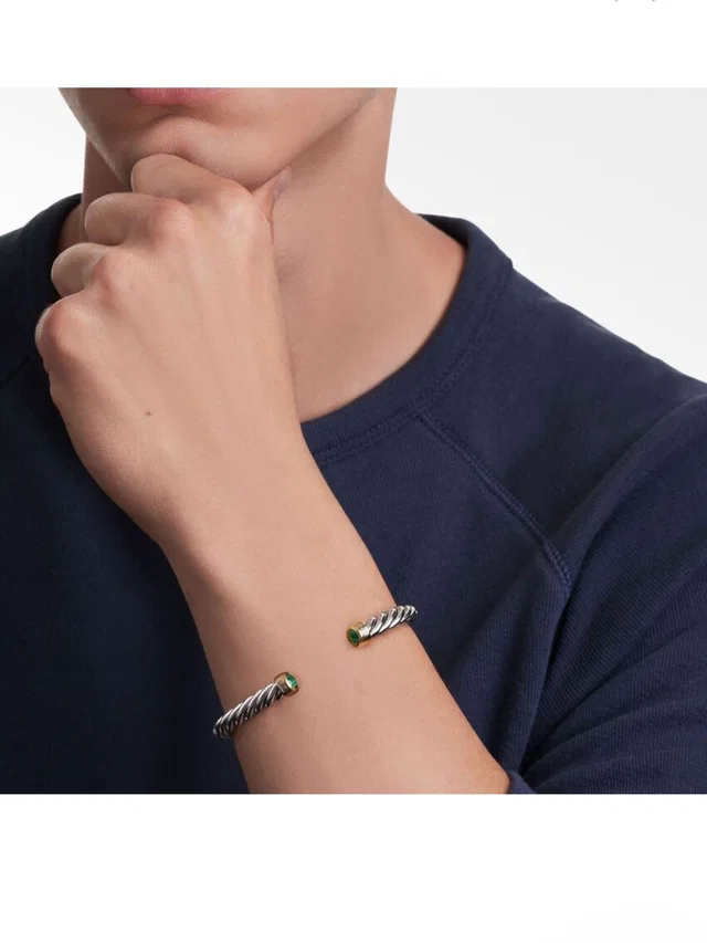 David Yurman 6mm Men's Cable Cuff Bracelet in gold from Poshmark, photo 1 of 1