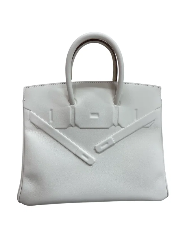 Hermès Birkin 25 Shadow Mushroom Swift PHW #W in Swift leather from Luxury Promise