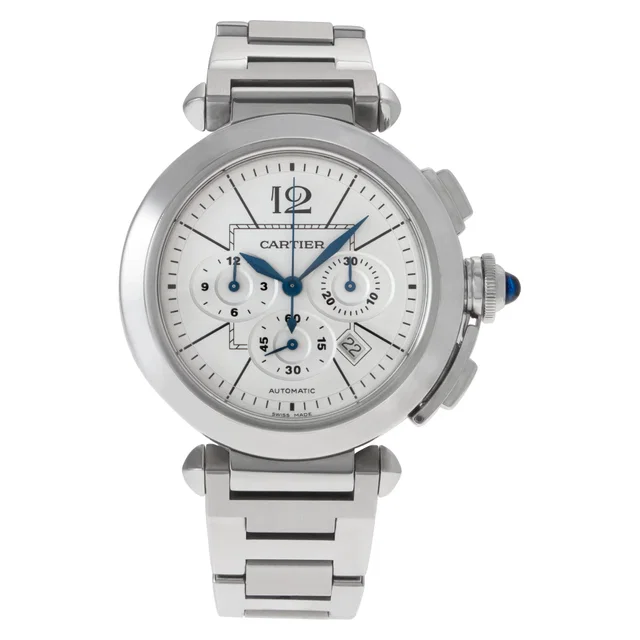 Unused Cartier Pasha 42mm w31085m7 in Stainless Steel from Gray And Sons
