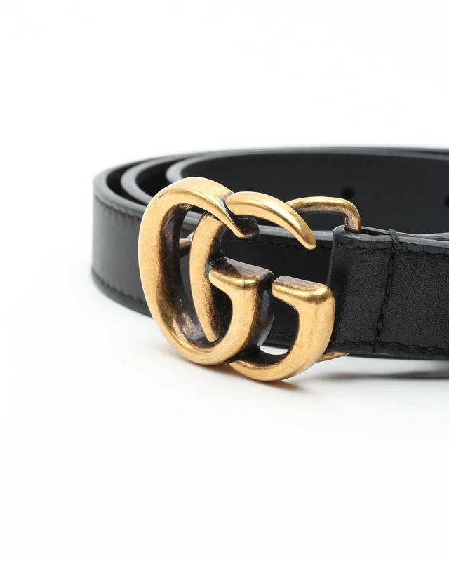 Gucci GG Marmont Leather Belt, Size 85 in Leather from A Retro Tale, photo 5 of 7