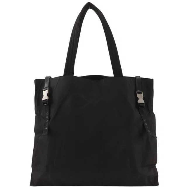 Prada Tote Bag in Black Nylon from The Reluxe