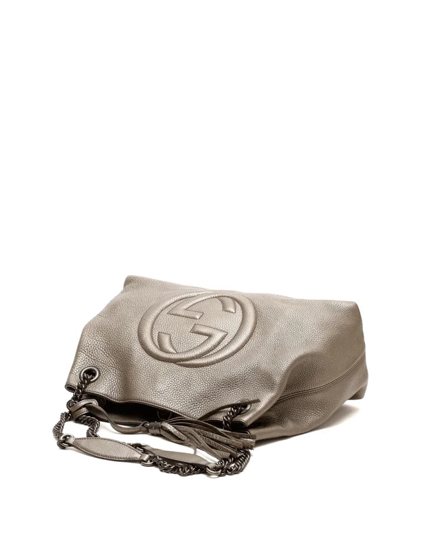 Gucci Soho Chain Tote Bag in Denim from A Retro Tale, photo 4 of 7