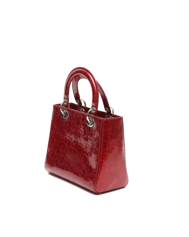 Medium Lady Dior Patent Bag in Patent leather from A Retro Tale, photo 3 of 10
