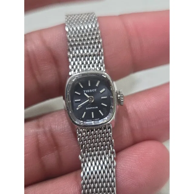 Tissot Saphir Manual Wind Blue Dial Stainless Women's Watch in blue from Poshmark