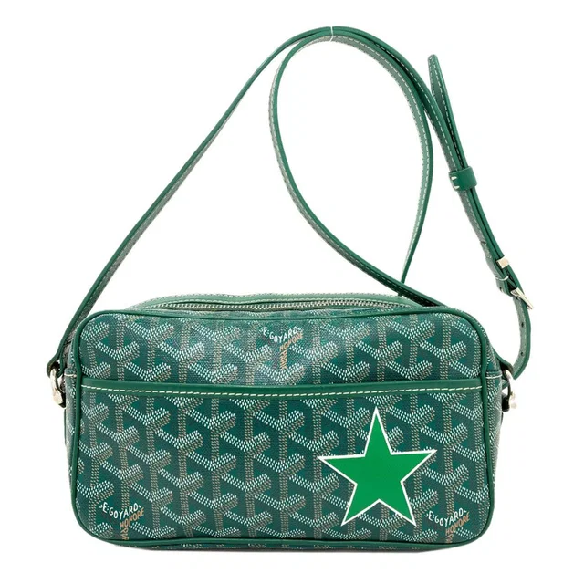 Goyard Cup Vert Pm Star Print Long Shoulder Bag, Coated Canvas, Women's in green Coated canvas from Poshmark