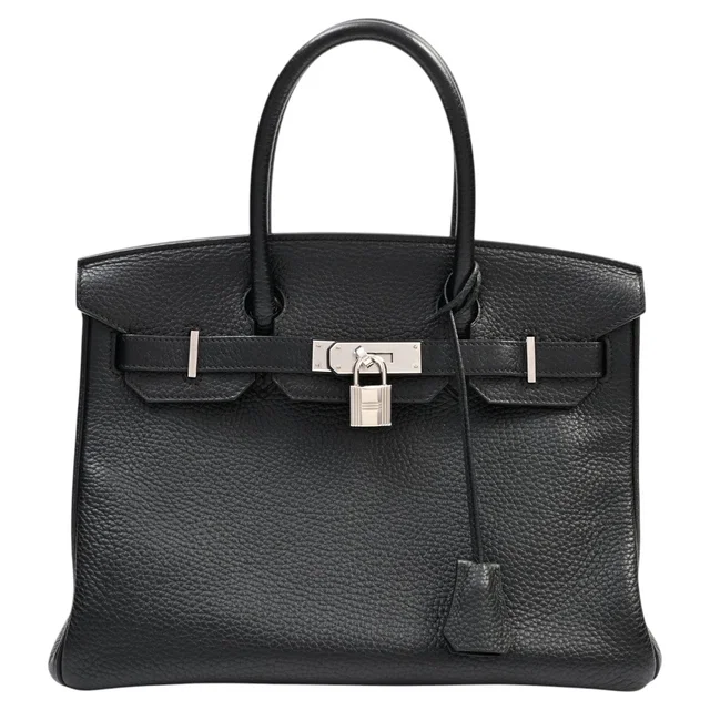 Hermès 2015 Birkin 30 Black in Black Togo leather from VINTAGE QOO TOKYO