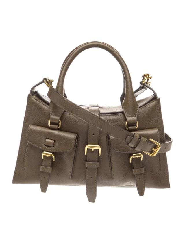 Mulberry Top Handle Bag in gray Leather from The RealReal