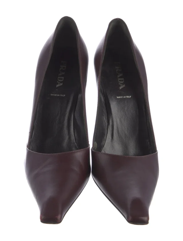 Prada shoes in Purple Leather from The RealReal, photo 3 of 5