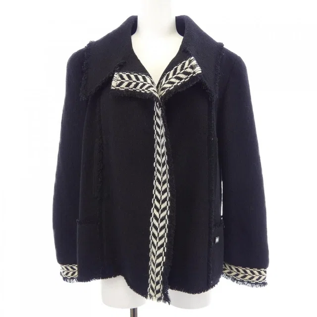 Chanel 04A Vintage Jacket Black in Black from The Reluxe