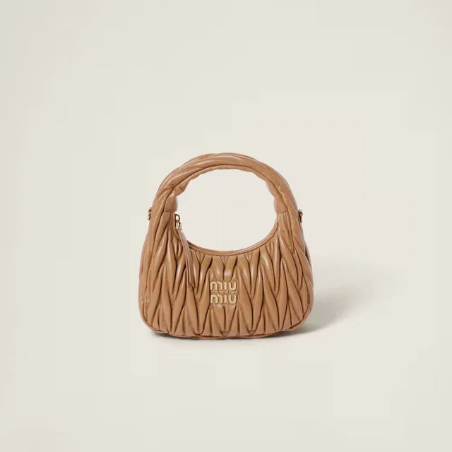 Miu Miu H26 Shoulder Bag Caramel Leather in Leather from HEWI