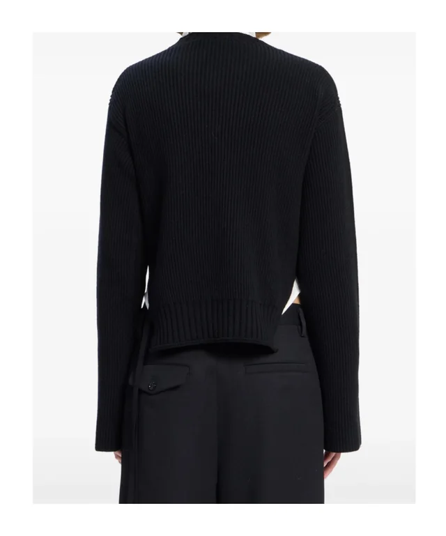 Ann Demeulemeester cashmere ribbed-knit sweater, photo 3 of 3 from SENSER