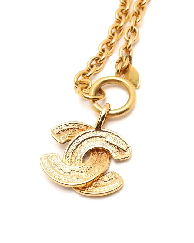 Chanel Classic Coco Mark Necklace in Silk from A Retro Tale, photo 5 of 6