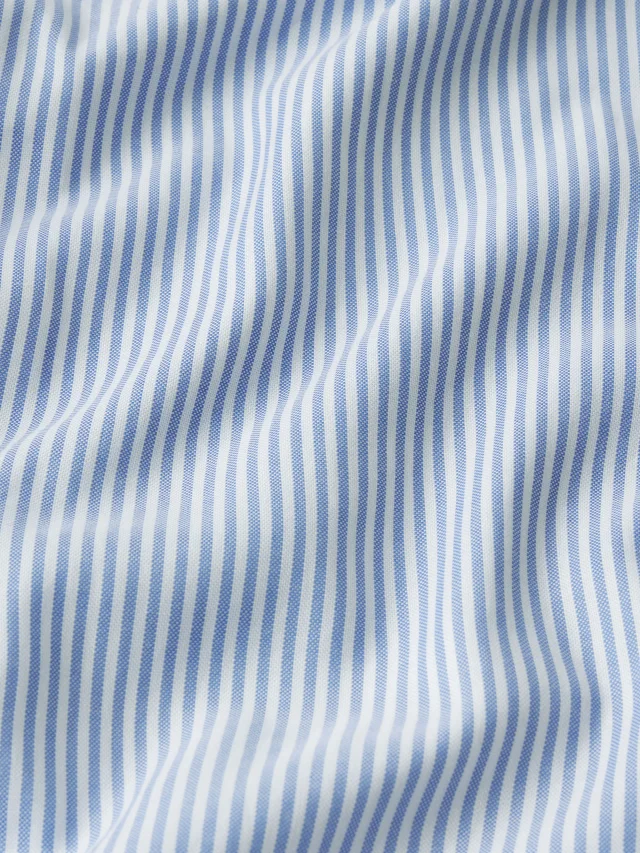 FRAME Oxford Shirt in BLUE STRIPE, photo 7 of 14 from FRAME