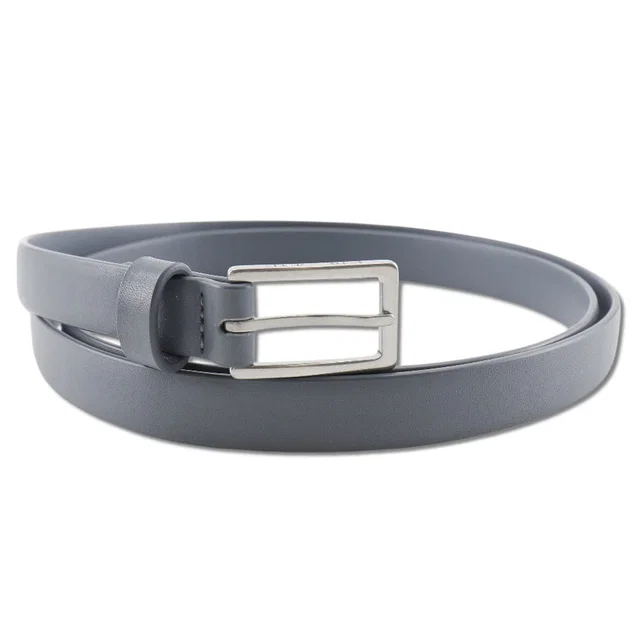 Bottega Veneta Leather Belt Blue Gray Men in Blue Leather from LuxUness