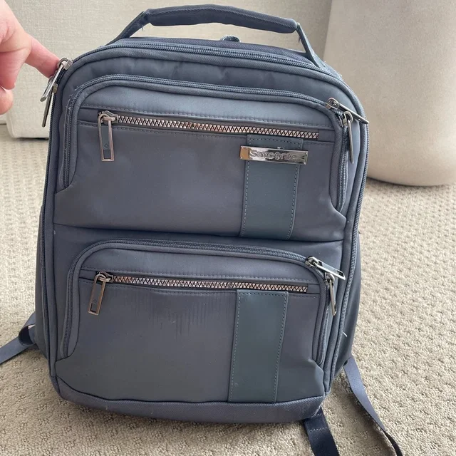 Samsonite Nuroad Convertible Hybrid Backpack Gun Metal Multi Pockets Travel in gray from Poshmark