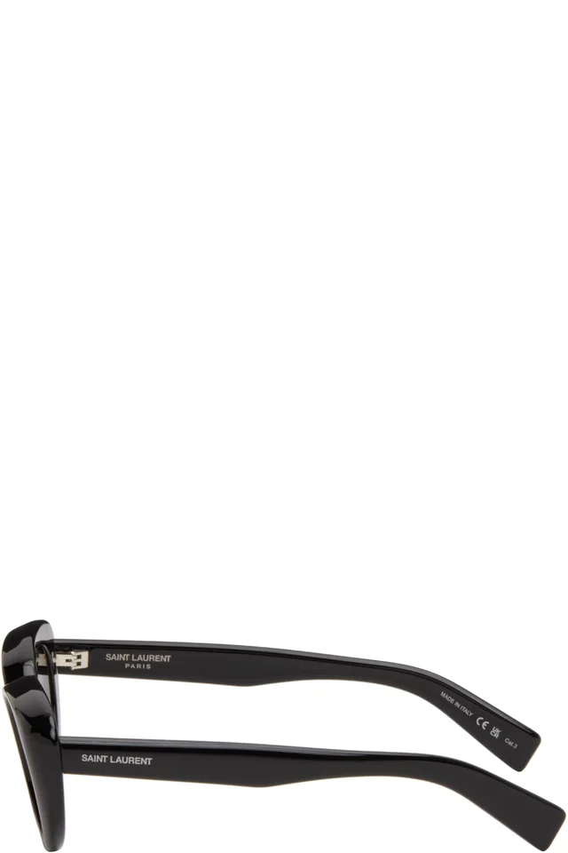 Saint Laurent Black SL 859 Sunglasses, photo 3 of 4 from SSENSE