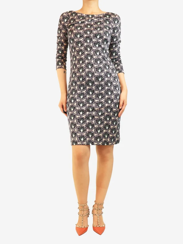Prada Multicolour printed mini dress - size S in Multicolor from Sign of the Times