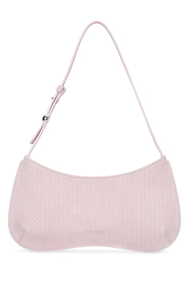 Jacquemus Le Bisou Shoulder Bag — Pink in Pink Calfskin from HEWI