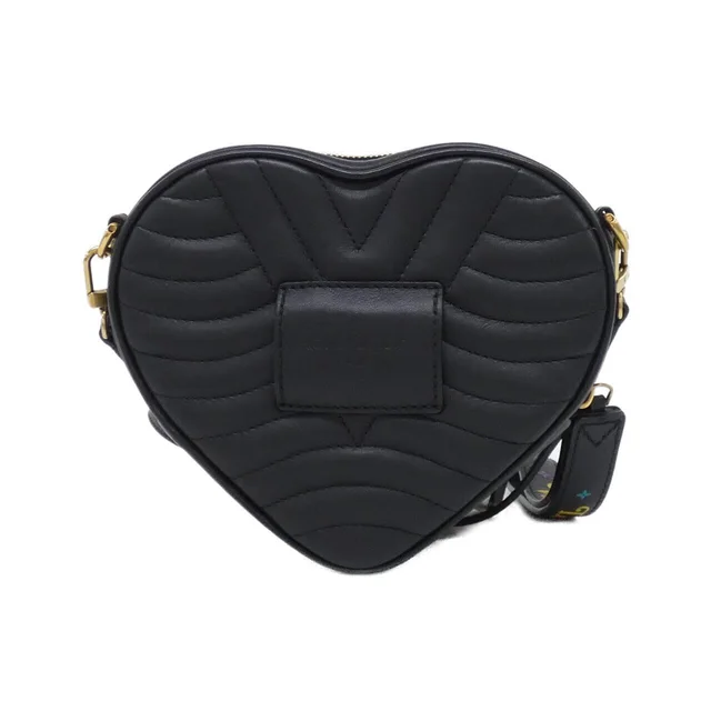 Louis Vuitton New Wave Heart Bag M52796 Shoulder Bag in BLACK / GOLD metal fittings calf from KOMEHYO, photo 2 of 10