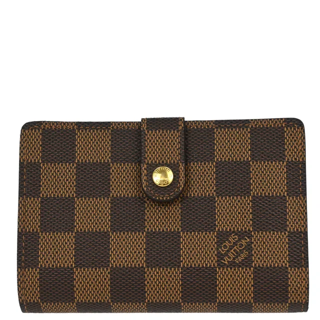 Louis Vuitton 2005 Damier Porte Monnaie Viennois Wallet Purse N61663 in Canvas from AMORE Vintage Tokyo