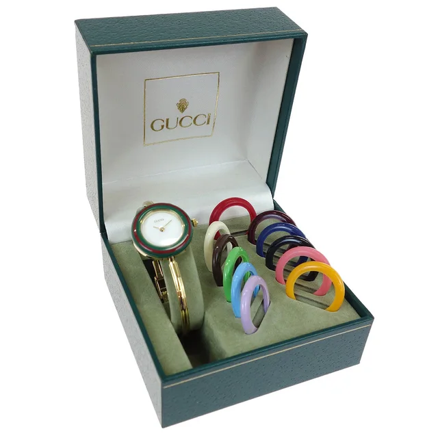 Gucci 11/12.2 Change Bezel Chameleon Quartz Watch SS from AMORE Vintage Tokyo