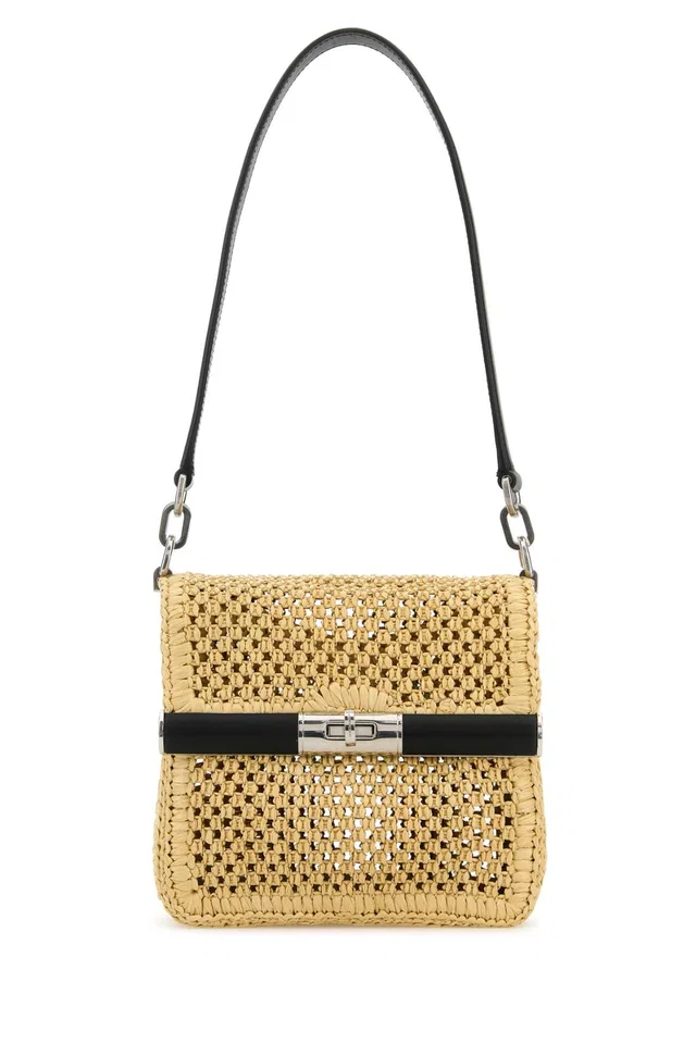 Dolce & Gabbana Shoulder Bag — Beige in Beige Woven leather from HEWI