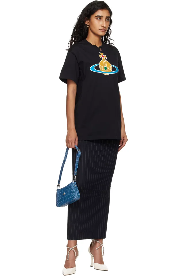 Vivienne Westwood Blue Tasha Shoulder Phone Bag, photo 4 of 4 from SSENSE