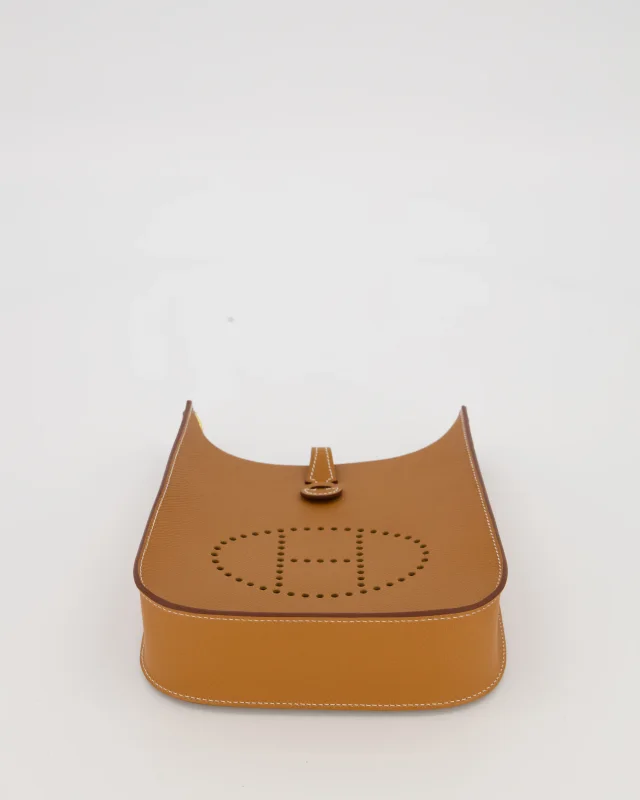 Hermès Gold Mini Evelyne Sellier Bag in Gold Epsom leather from Sellier, photo 17 of 18