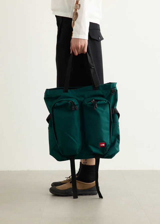 The North Face Red Box Tote Bag in Green from Incu, photo 1 of 1