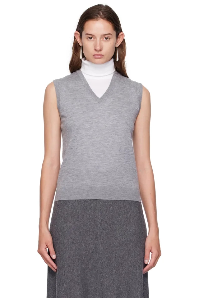 LISA YANG Gray Lauri Vest, image 1 of 1 from SSENSE