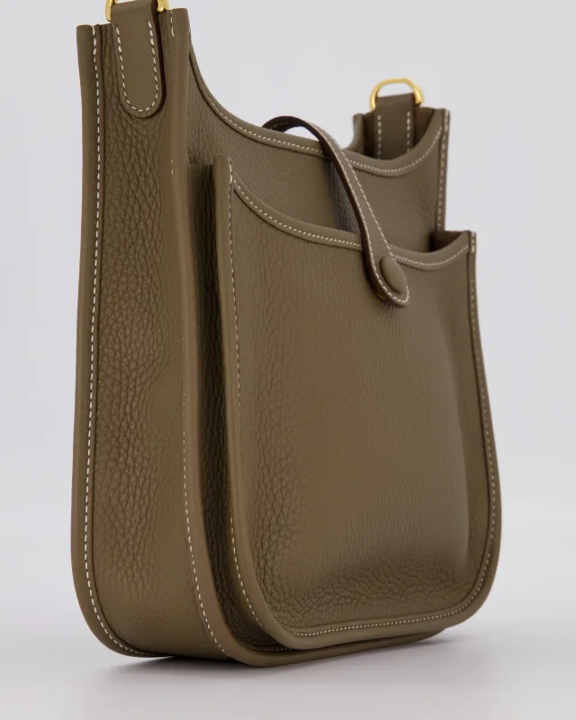 Hermès Evelyne III 23 Bag in Taupe Clemence leather from Sellier, photo 14 of 19