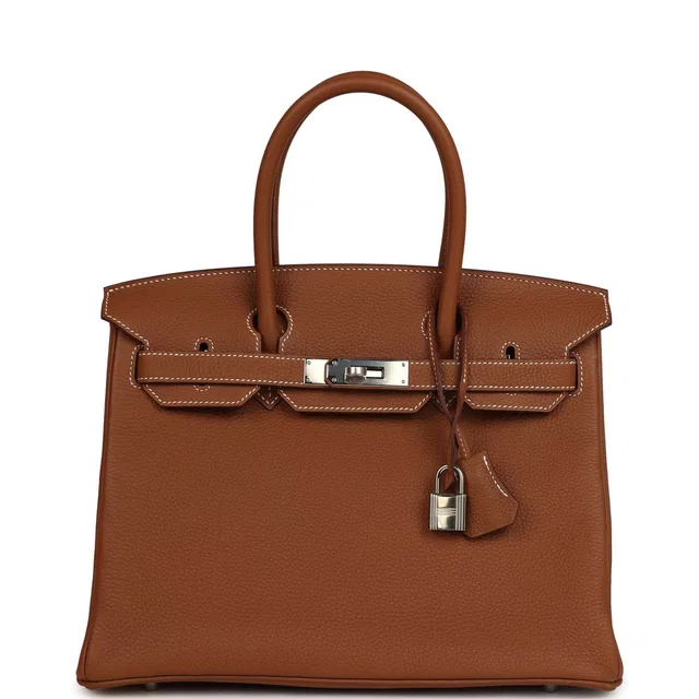 Hermès Birkin 30 Gold Togo Palladium Hardware in Gold Togo leather from Madison Avenue Couture