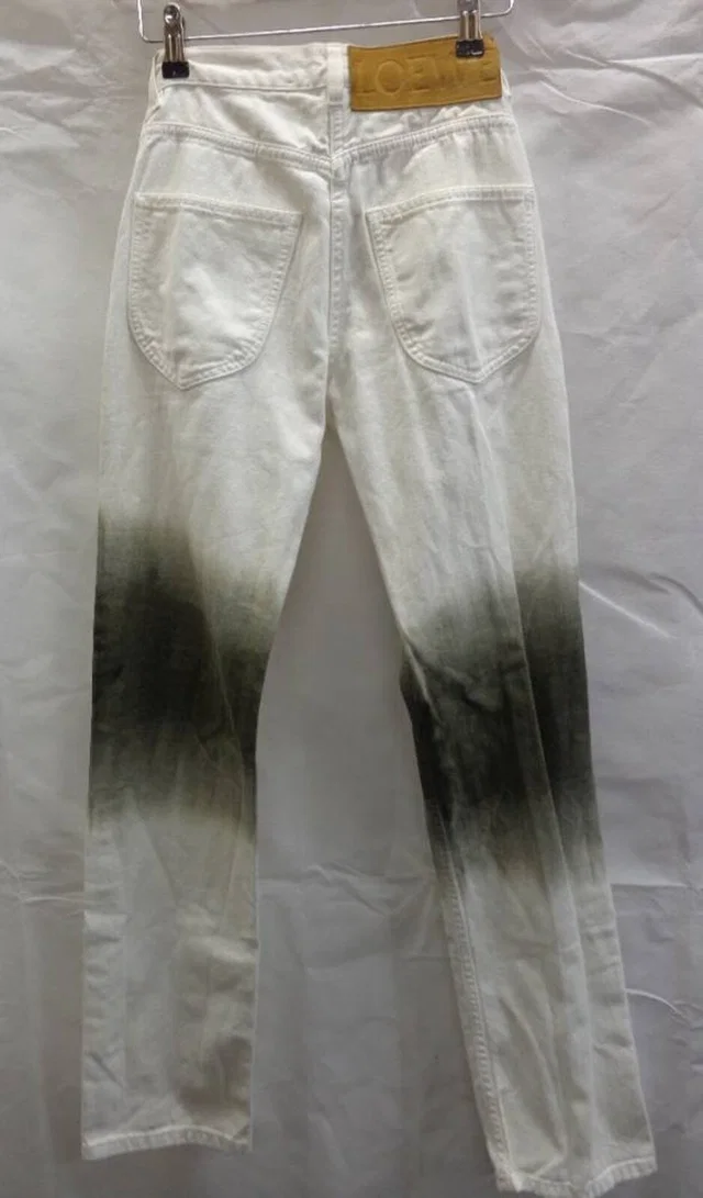 Loewe Straight fit jeans White Size: 32 in White Cotton from Oxfam Online Shop