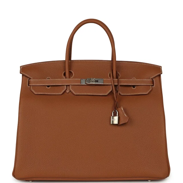 Hermès Birkin 40 Gold Togo Palladium Hardware in Gold Togo leather from Madison Avenue Couture