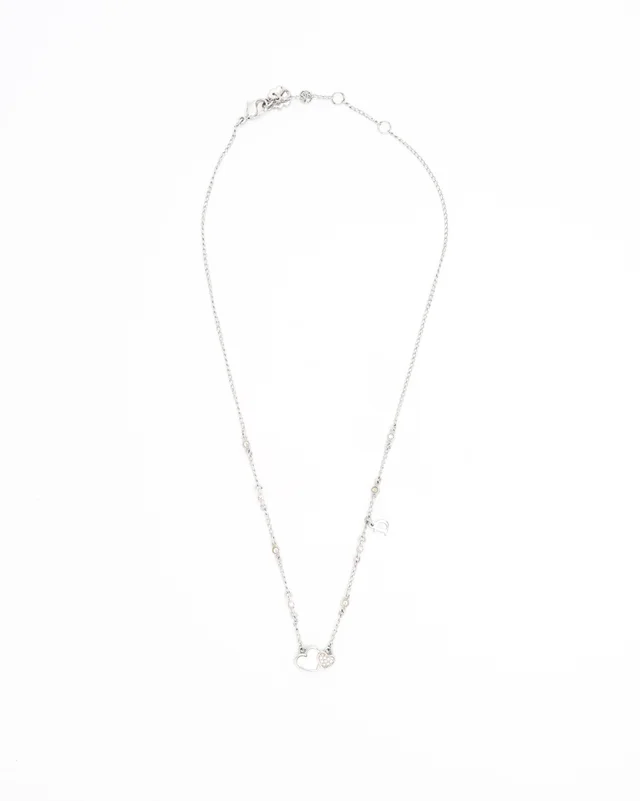 Dior Heart Rhinestone Necklace from A Retro Tale, photo 2 of 4