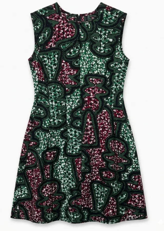 Marni short dress green Size: M in Multi-coloured Silk from Oxfam Online Shop