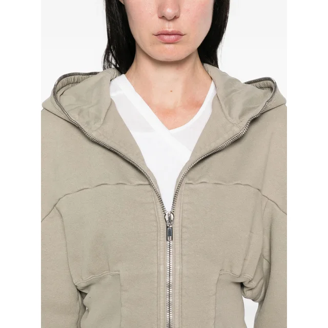 Rick Owens Drkshdw cropped zip-up hoodie, photo 2 of 2 from SENSER