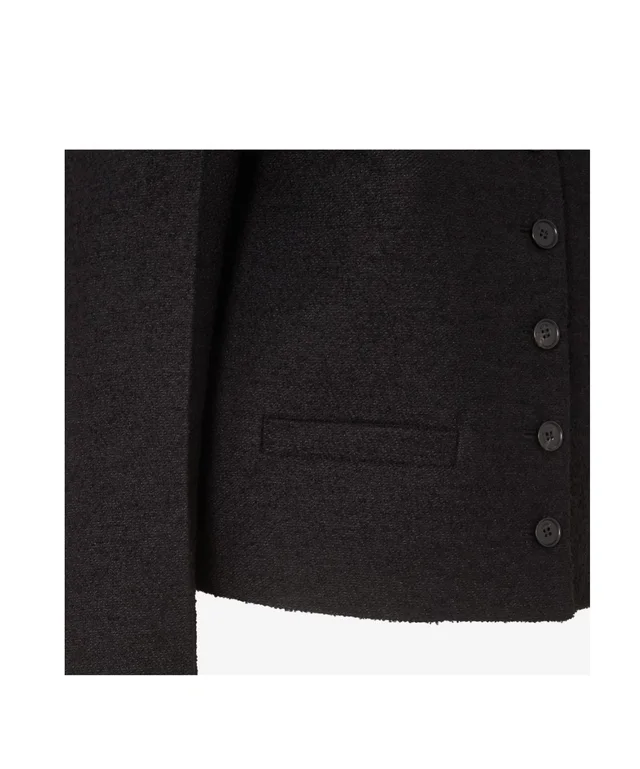Black bouclé wool jacket, image 1 of 1 from SENSER