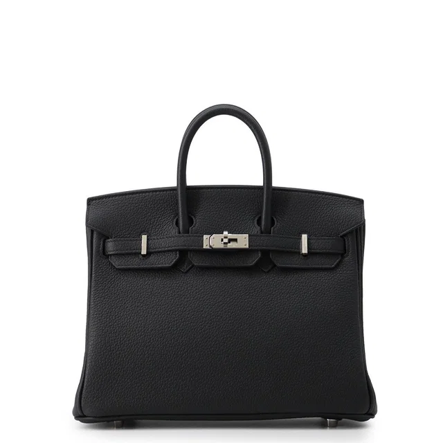 Hermès Birkin Black Togo Leather Size 25 in Black Togo leather from GALLERY RARE