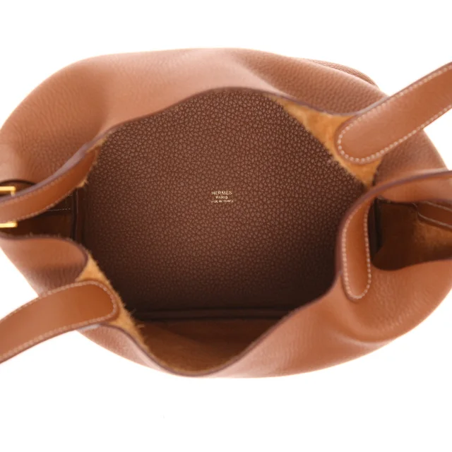 Hermès Picotin 22 cm handbag in Gold Togo leather from Collector Square, photo 6 of 6