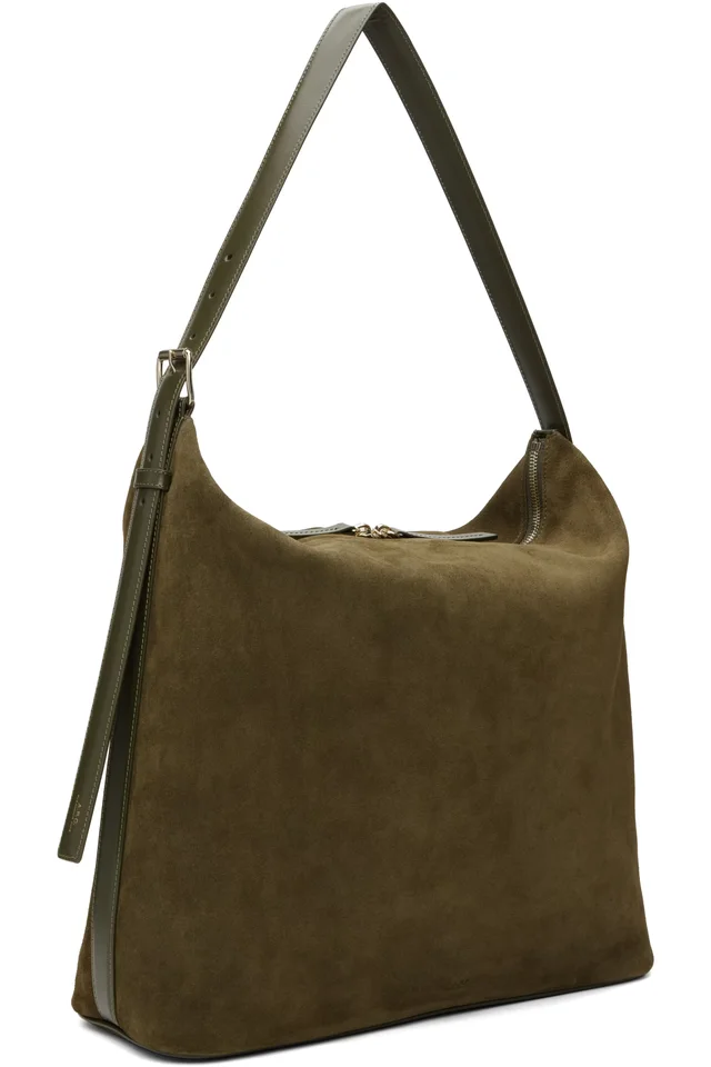 A.P.C. Khaki Vera Maxi Tote, photo 2 of 4 from SSENSE