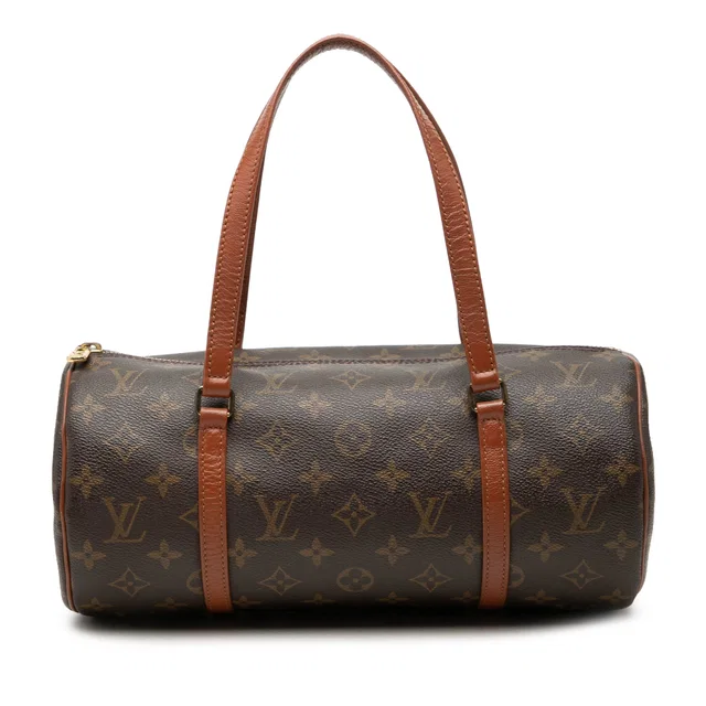 Brown Louis Vuitton Monogram Papillon 30 Handbag in Brown Coated canvas from Designer Revival