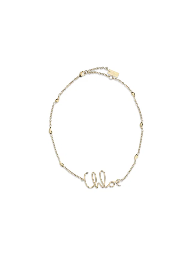 Chloé Necklace — Gold Brass Necklaces in Gold from HEWI