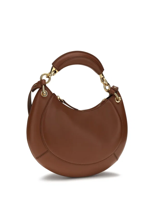 Chloé Marcie Shoulder Bag — Brown Calf Leather in Brown Calfskin from HEWI