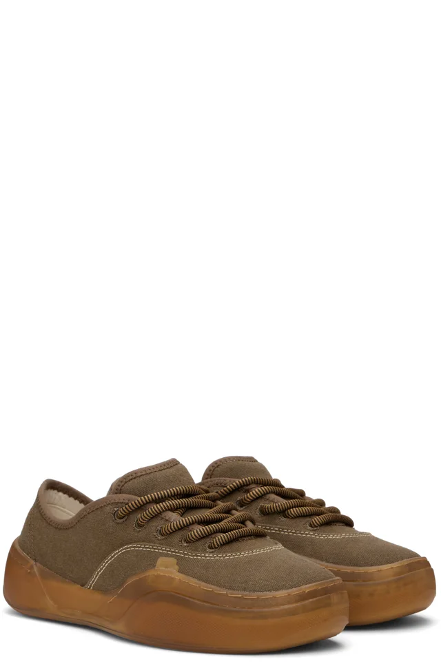 ERL Brown Coupe Sneakers, photo 4 of 5 from SSENSE