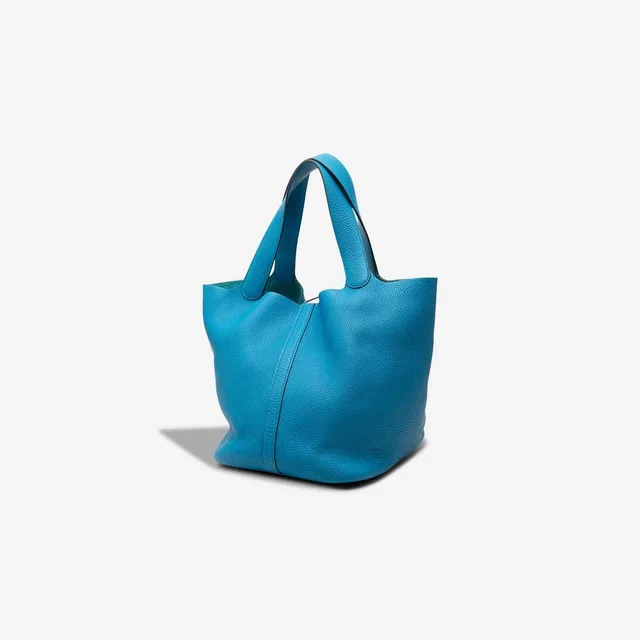 Hermès Picotin 26 Clémence Bleu Zanzibar in Blue Clemence leather from SACLÀB, photo 3 of 5