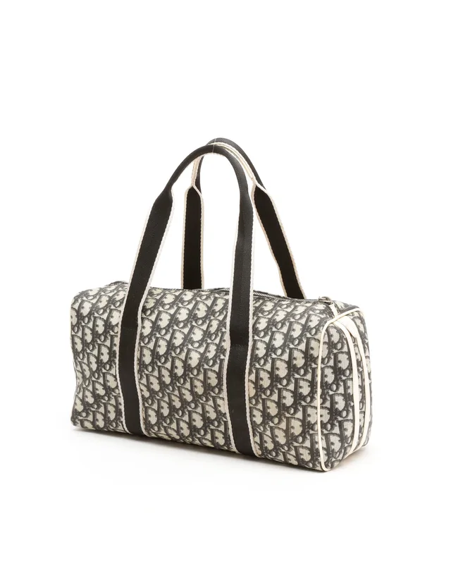 Dior Oblique Boston Bag in Canvas from A Retro Tale, photo 3 of 10